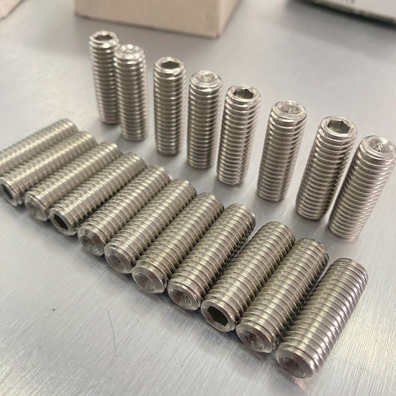 สกรูตัวหนอนสแตนเลส ตัวหนอนสแตนเลส Set Screw