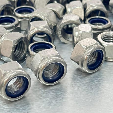 หัวน็อตล็อคสแตนเลส Nylon Insert/Lock Nut น็อตกันคลาย